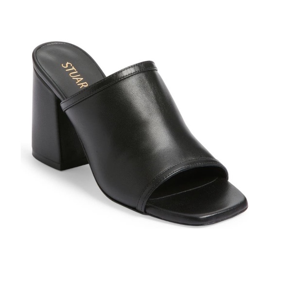 Stuart Weitzman Cayman Block Slide black 8 - Picture 3 of 11